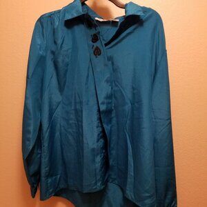 Teal Blue Blouse